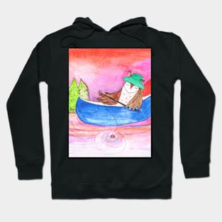 Fishing Owl Hoodie